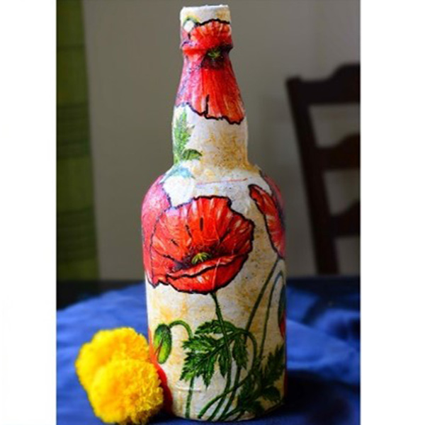 Flower Power Bottle Art